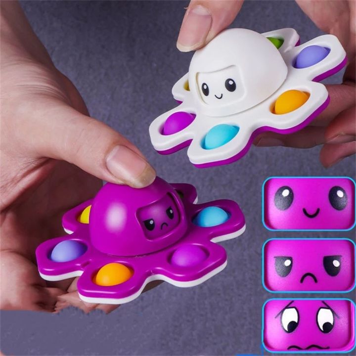 Fidget Spinners, Simple Dimple Fidget Toys, Silicone Push Pop