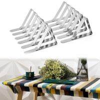 【small stationery】   12Pcs TableclothTableCover ClampsPicnic Table Cover Holder For Restaurant Outdoor Party Camping