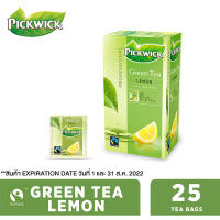 PICKWICK Green Tea &amp; Lemon ชาพิควิค ชากรีนที เลมอน แพ็ค 25 ซอง