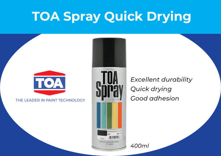 TOA Spray Quick Drying (The AllPurpose Color Spray) Lazada