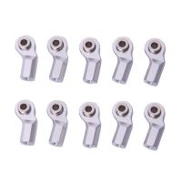 10Pcs M3 Full Metal Ball Head Holder Bend Rod End for Axial SCx10 II 90046 TRAXXAS TRX4 1/10 RC Crawler Car Parts