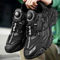 ﹉  2022 New Buckle Sneakers Chunky Men Shoes Thick Bottom Jogging Footwear Couple Street Zapatos