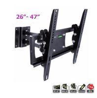 ชุดขาแขวนทีวี ขาทีวี ติดผนัง ทีวี 32"-47" ปรับได้ทุกทิศทางLED/LCD Moving Wall Mount รุ่น SC100