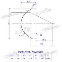 【Trusted】 เลนส์ ACL3026U เลนส์ Collimator วัดและปรับระดับ