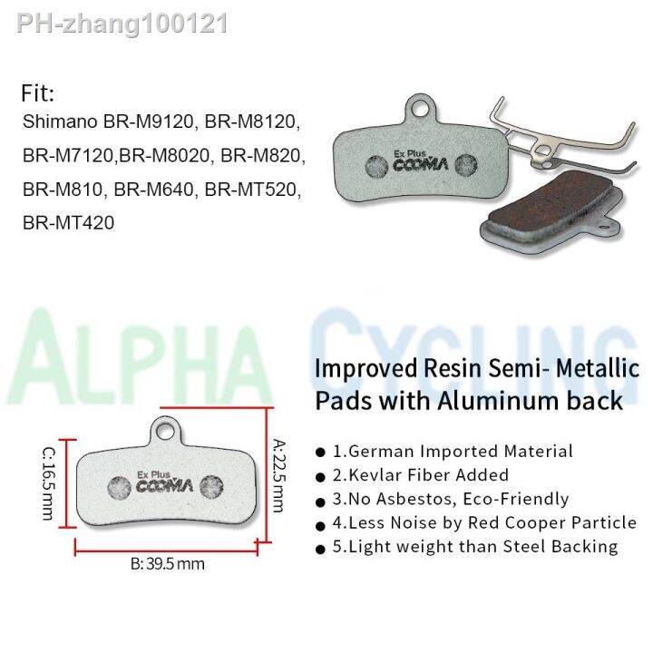 4-pair-bicycle-disc-brake-pads-for-shimano-m8120-m7120-mt520-mt420-saint-m810-m820-zee-m640-and-bengal-alu-alloy-ex-plus