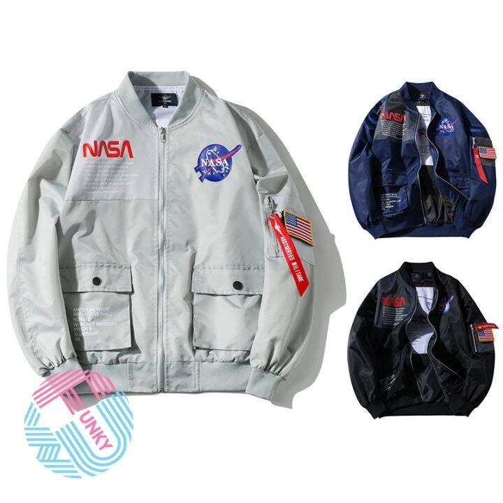 ส่งของ-เสื้อแจ็คเก็ตทิ้งระเบิด-nasa-ma1-ทั้งชายและหญิง