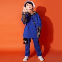 [COD] Childrens hip-hop suit boy tide autumn and winter fake two-piece sweater clothes performance