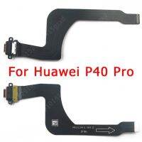 สำหรับ Huawei P40 Lite E Pro ชาร์จพอร์ตริบบิ้นซ็อกเก็ต Pcb แท่นชาร์จบอร์ดสายเคเบิลงอได้อะไหล่ซ่อมขั้วต่อ Usb