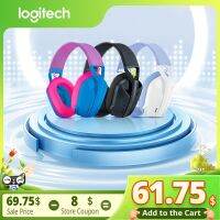 Logitech G435ชุดหูฟังบลูทูธไร้สายความเร็วสูงหูฟังครอบหูเสียงรอบทิศทาง7.1 Headphone Gaming สำหรับเล่นเกมและฟังเพลง