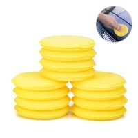 【In-demand】 Motorbike Decorations Corner 12Pcs Car Wash Foam Sponges Detailing Wax Polish Foam Sponge For Car Body Glass Wash Ing Car Care Kits Tools