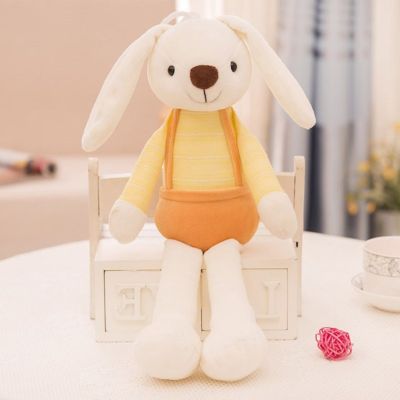 【Kiss】Childs Gift Kids Cartoon Sugar Candy Rabbit Plush Doll Cute Rabbit Soft Stuffed Doll Childrens Comforting Doll