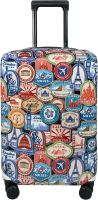 Landmark Sticker Travel Luggage Cover Suitcase Protector Fits 18-32 Inch Luggage