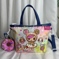 Lesportsac Music Boshi ร่วมแบรนด์กระเป๋าสะพายข้างแบบพกพาสบายๆกระเป๋าสะพายแฟชั่นกระเป๋าใบเล็กน่ารัก L137