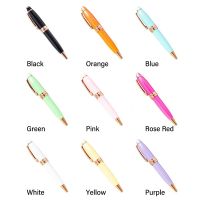+【； Writing Pocket Pen Color Ink Ballpoint Pen Portable Signature Pen For School Office Students