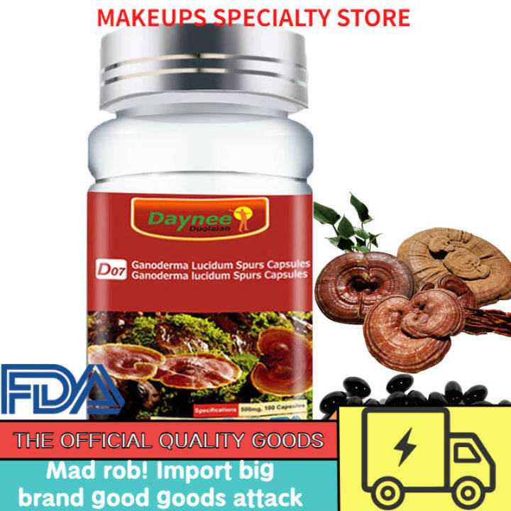 Ganoderma Lucidum Capsule Regulate Purify Blood Pressure Anti Aging