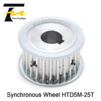 ♙❏◇ WaveTopSign Gear Pulley Synchronous Wheel 5M-25T Pulley Tooth25 Hole Dia.14mm Belt Width 21mm with Keyway 5x2.5mm