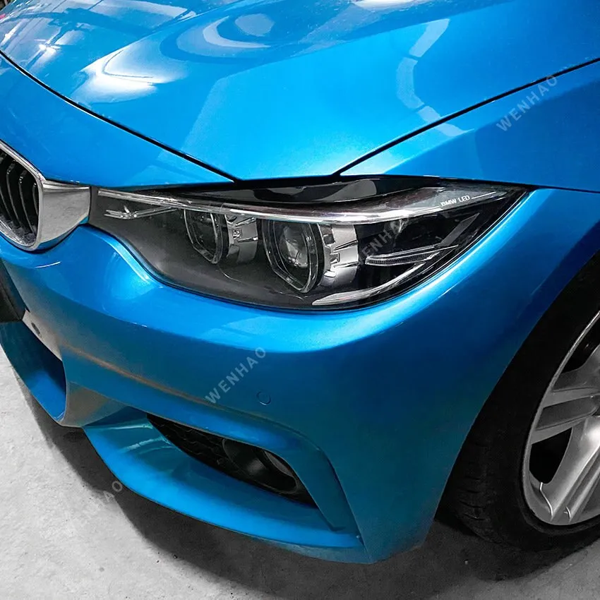  2 uds ABS brillo mal párpado ceja faro para BMW 4 Series F32 F33 F36 M4 420D 420i 425d 430i 435i 440i 2013 2021 ajustable |  Lazada.vn