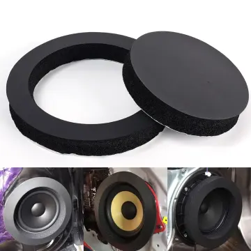 6.5 inch Car Speaker Ring Bass Door Trim Sound Insulation Cotton Audio  Speakers Insulation Ring Sound Self Adhesive Parts - AliExpress