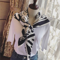 LISA Hand Make Fashion Scarf Silk Scarf Printed Scarf Shawl 90x90 cm Square Scarf