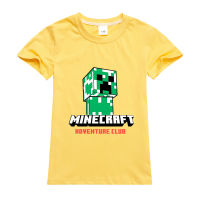 Mine Craft Cotton Half Sleeve Kid S Clothes Casual Girls Long Sleeve Tops Boys Summer Moisture Tees Toddler Boy Girl