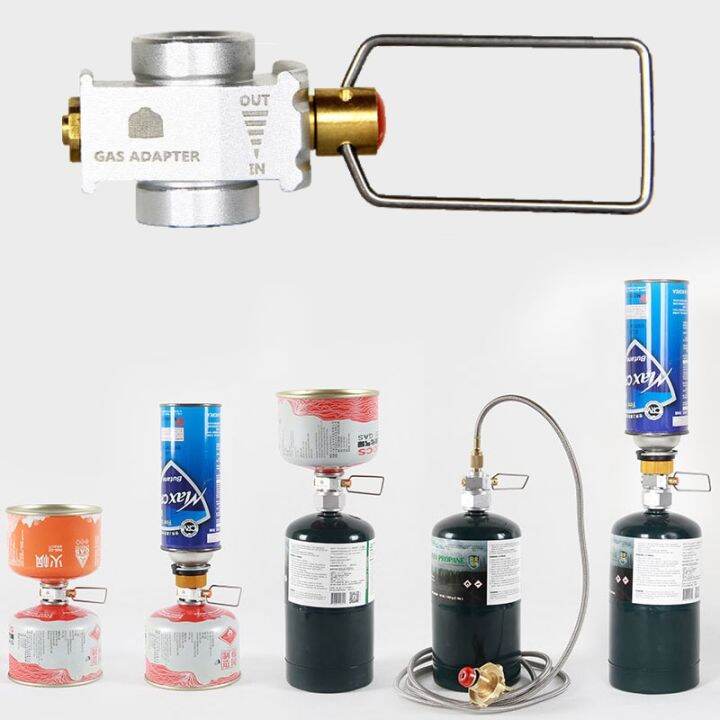Outdoor Camping Stove Tank Gas Refill Adapter MAPP/Isobutane/Butane