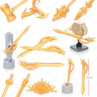 Seraph Gold Angel Sword Weapons Building Block Moc Soul Master Figures Soul Skills Angel Body Model Child Christmas Gift Boy Toy Nails Screws Fastener