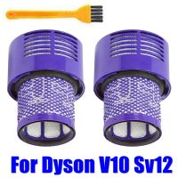 แผ่นกรองที่สามารถล้างทำความสะอาดได้สำหรับ Dyson V10 SV12ไซโคลนสัตว์แน่นอนทำความสะอาดทั้งหมดเครื่องดูดฝุ่นทำความสะอาดอุปกรณ์อะไหล่ตัวกรอง