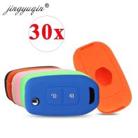 NEW 30pcs Silicone Car Key Case Fob for Renault Logan 2 Stepway Sandero Duster 2019 2020 Key Cover Protection Holder