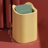 New Mini Small Waste Bin Desktop Garbage Trash Can Plastic Home Office Table Trash Can Dustbin Basket Household Sundries Barrel