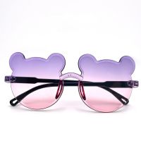 ✹▽ Girls Boys Cute Bear Kids Sunglasses Children Retro Cute Cartoon Sun Glasses Frame Girls Boys Baby Sunglasses Uv400 Eyewear