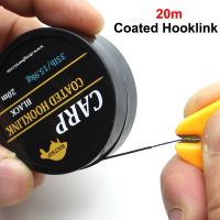 20m Carp Fishing Line Hook Link Carp Coated Hooklink Braid Line for Hair Rig 15IB 25IB 35IB Carp Coarse Fishing Tackle