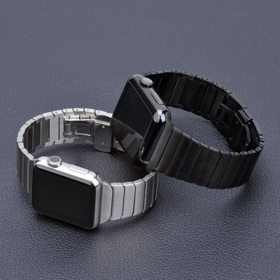 Stainless Steel strap for Apple Watch band 44mm 40mm band 42mm38mm Butterfly Metal Bracelet Apple watch serie 5 4 3 se 6
