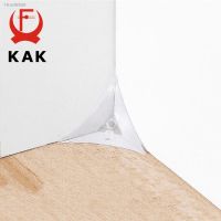 ▤ KAK 50PCS PVC Clear Dustproof Corner Protector Protective Edge Triangles for Furniture Hardware Cabinet Drawer Corner Bracket