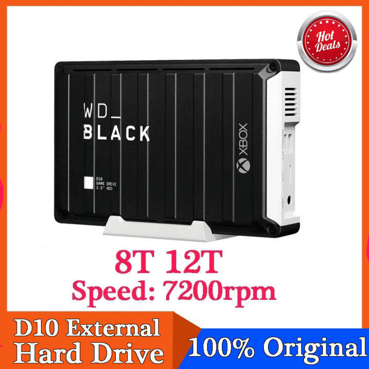 Original WD Western Digital D10 8TB 12TB External Hard Drive Game Drive