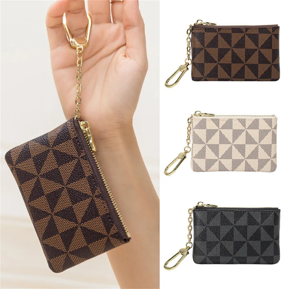 LV Keychain Wallet | Upcycled Designer Cowhide & Leather Sma – Reece  Boutique