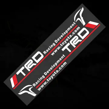 Toyota TRD Racing Development Sport Car Logo Sticker Vinyl Decal Stripes  Decor