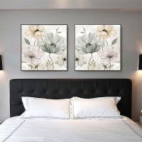 Abstract Flowers Art Canvas Painting Modern Flowers Landscape Art Posters and Prints Wall Art Picture for Living Room Home Decor