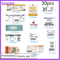 Banbi สติ๊กเกอร์กราฟฟิตีตั๋วบัตรผ่านขึ้นเครื่อง30ชิ้นสติกเกอร์ติดกระเป๋าถือเดินทางจักรยานแบบทำมือ