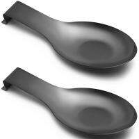 Spoon Rest for Kitchen Counter Cooking Utensil Rest Spoon Ladle Holder for Rust Resistant (2PCS)