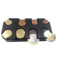1Pc Car Organizer Rolls Plastic Pocket Telescopic Dash Coins Case Storage Box Holder Container Euro coin storage box