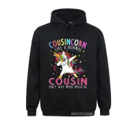 Cousincorn Like A Normal Sepupu Only Way More Magical Hoodie Wanita Musim Dingin Hoodie 3D Kaus Kerudung Print Size Xxs-4Xl