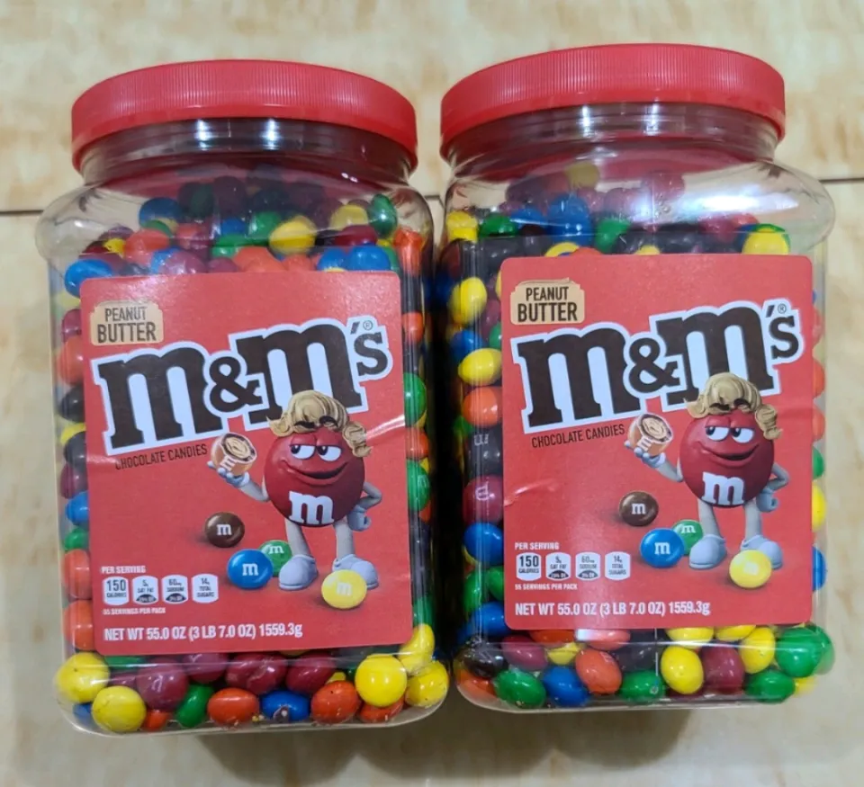 M&M's Chocolate Candies, Peanut Butter - 55.0 oz