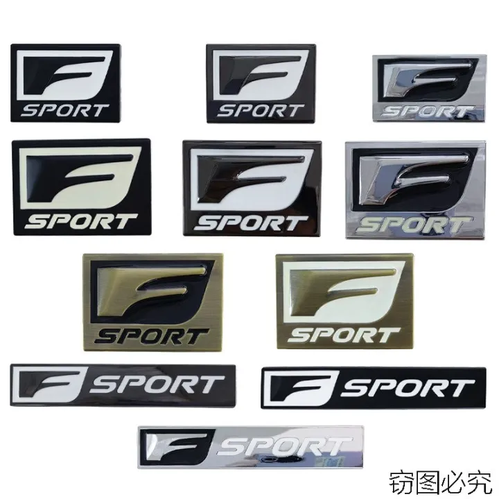 3D Metal Fender Badge Fsport Emblem Car Stickers For Lexus IS 300H F ...