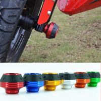 ☇┋ 2Pcs Universal Motorcycle Wheel Protection Crash Cups Colorful Motorbike Crash Protector Motocross Damping Cups Moto Accessories