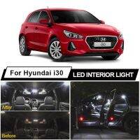 หลอดไฟท้ายรถเครื่องอ่านแผนที่ในรถ LED แคนบัสภายในสำหรับ Hyundai I30 FD GD PD De PDEN 2007-2020อุปกรณ์ตกแต่งรถยนต์ยานพาหนะ