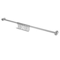 Kitchen Rail Rack Wall Mounted Utensil Hanging Rack Stainless Steel Hanger Hooks for Kitchen Tools Pot Towel