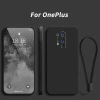 เคสโทรศัพท์ซิลิโคนเหลว OnePlus 11 5G สไตล์เรียบง่ายสายคล้องมือ OnePlus 10T 5G / 8T / 8Pro มีให้เลือกหลายสีเสื้อผ้าผ้าสักหลาด