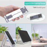 Foldable Alluminum Alloy Laptop Support Stand Notebook Tablet Holder Bracket Durable Foldable Laptop Bracket Aluminum Alloy Laptop Stands