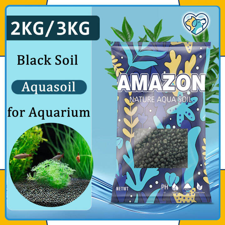 Aqua Soil For Aquarium 3kg Aquarium Black Soil Shrimp And Plant Active