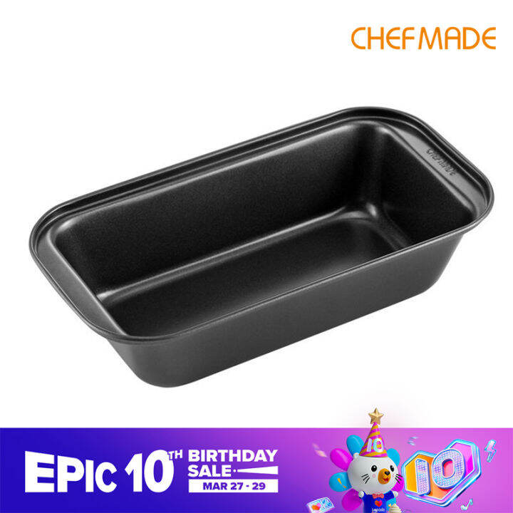 CHEFMADE Medium Loaf Pan Baking Mould Medium Size Toast Box Board Roast